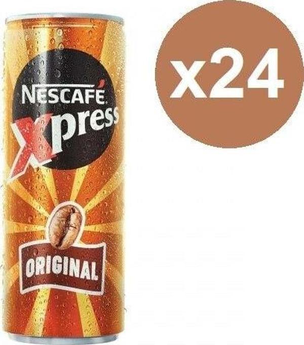 Nescafe xpress White Original Soğuk Kahve 250 ML x 24 Adet - Image 1