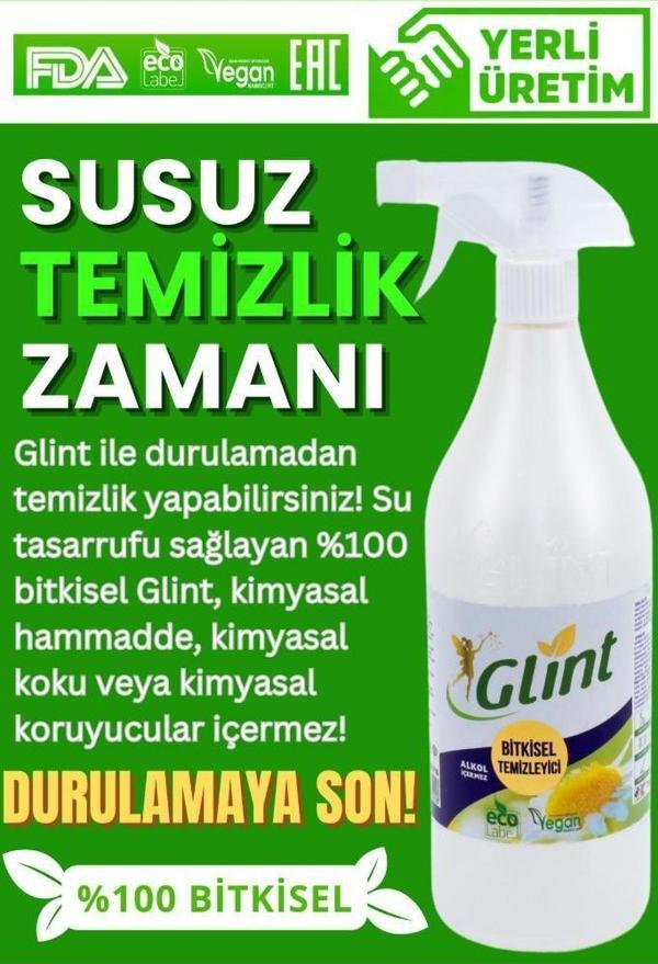 GLİNT 1 Litre %100 Bitkisel Küf Fırın Izgara Temizleyici Yağ Sökücü Çok Amaçlı Yüzey Temizleyici - Image 1