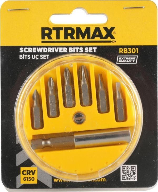RB301 Bits Uç + Adaptör Seti - 7 Parça - Image 1