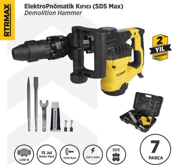 RTM2745 Elektropnömatik Sds Max Kırıcı 1600 W 25 Jul - Image 1