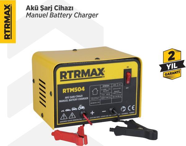 RTM504 Akü Şarj Cihazı/Ünitesi 8 A 12V 20-105 Ah - Image 1