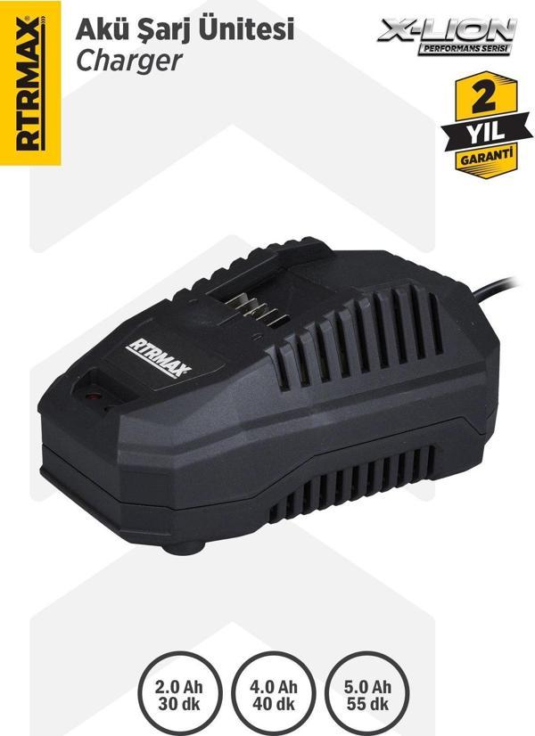 RTX1809 Akü Hızlı Şarj Cihazı/Ünitesi 18V 4.5 A X-Lion - Image 1
