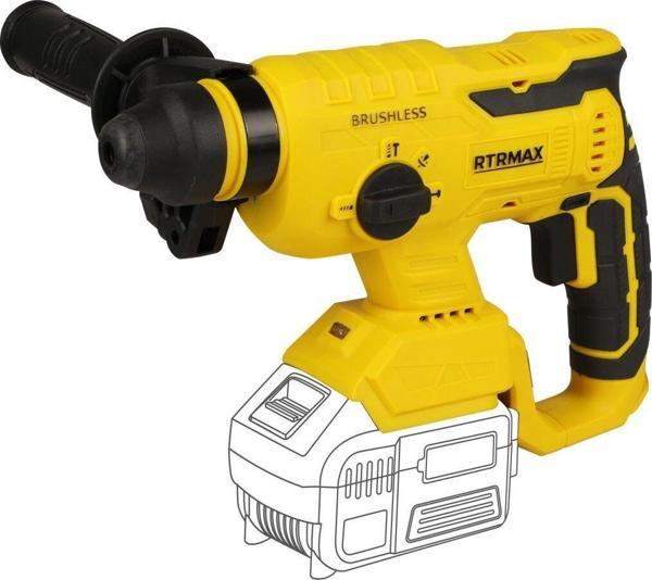 RTX2095B Şarjlı Sds Plus Kırıcı ve Delici Kömürsüz 2.2Jul - Akü Hariç - Image 1
