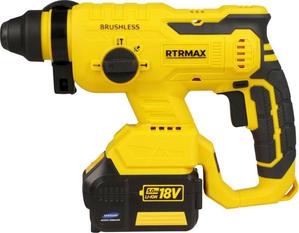 RTX2095 Şarjlı Sds Plus Kırıcı ve Delici Kömürsüz 2.2Jul 22mm 2x4 Ah Çift Akü X-Lion - Akü Dahil - Image 1