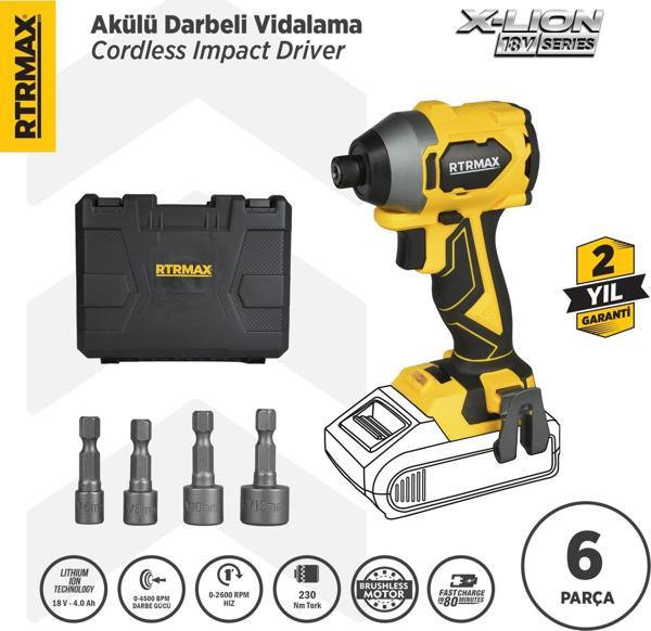 RTX3050B Şarjlı Torklu Vidalama Kömürsüz 230Nm - Akü Hariç - Image 1