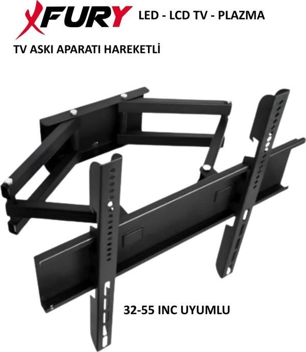 FURY Hareketli Lcd Led Televizyon Duvar Asma Aparatı 32-55"ınch Tv Askı Aparatı - Image 1