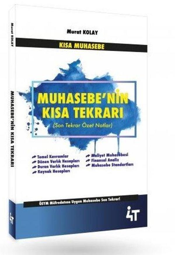Muhasebe'nin Kısa Tekrarı - 4T  Yayınları - Image 1