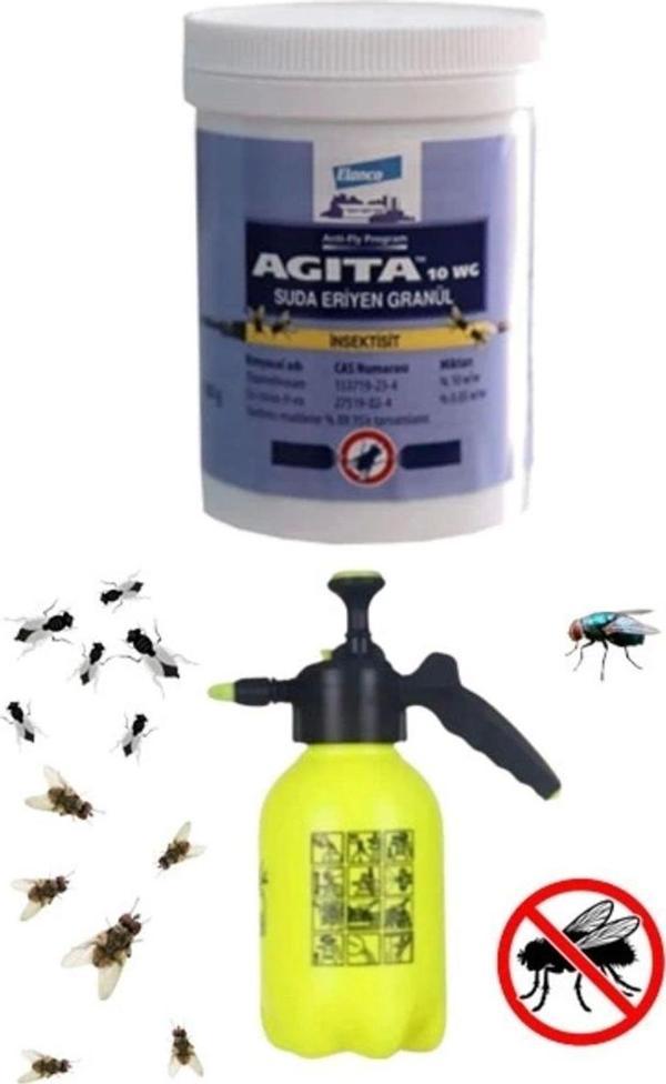 Agita Karasinek Suda Kolay Eriyen Granül 100 Gr + EL POMPASI YEŞİL 2 LT - Image 1