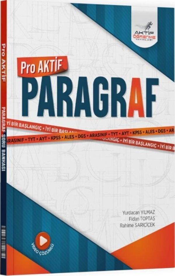 TYT AYT Paragraf Proaktif Soru Bankası Aktif Öğrenme - Aktif Öğrenme Yayınları - Image 1