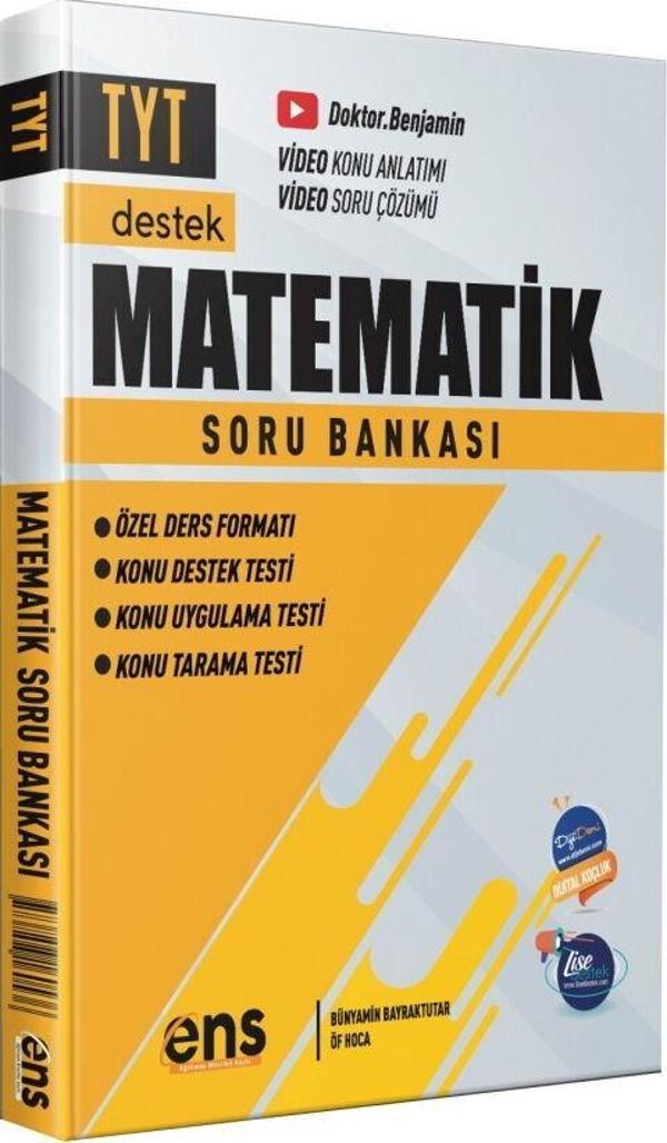 TYT Matematik Destek Soru Bankası ENS Yayıncılık - Ens Yayıncılık - Image 1