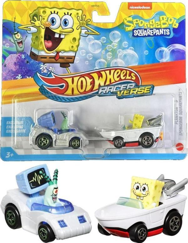 RacerVerse Disney Pixar Monsters İkili Arabalar Plankton & Spongebob SquarePants - Image 1