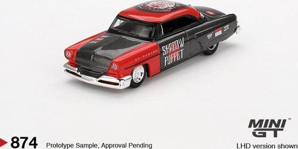 Mini GT Lincoln Capri Hot Rod 1954 "Shadow Puppet" MINI GT x MIZU Diecast 2024 BL 874 - Image 1