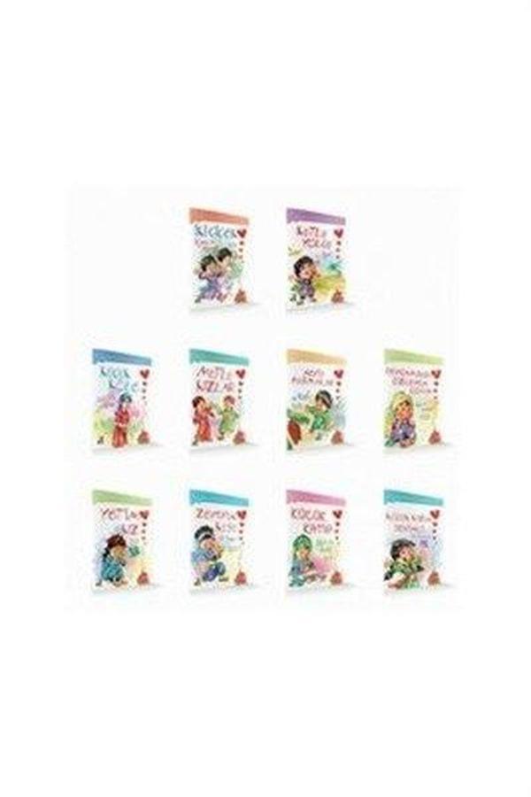 Peygamberimizin Çocuk Arkadaşları Seti - Büyük Boy - 10 Kitap Takım - Damla Yayınevi - Image 1