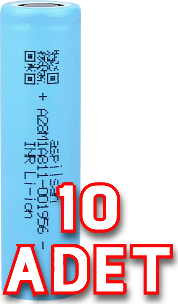 10 Adet Aspilsan Li-ion Şarjlı Pil - Image 1