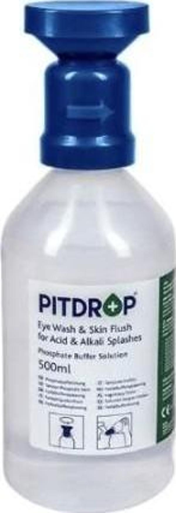 PİT DROP Mavi Kimyasal Göz Duşu Yıkama Solüsyonu 500 ml - Image 1