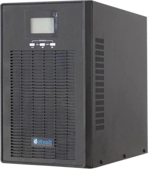 Dotvolt MN 2 Kva lcd ekran 1/1 Online Ups 2 Kva / 1800 W ( 4 adet 12 V - 7Ah akülü ) - Image 1