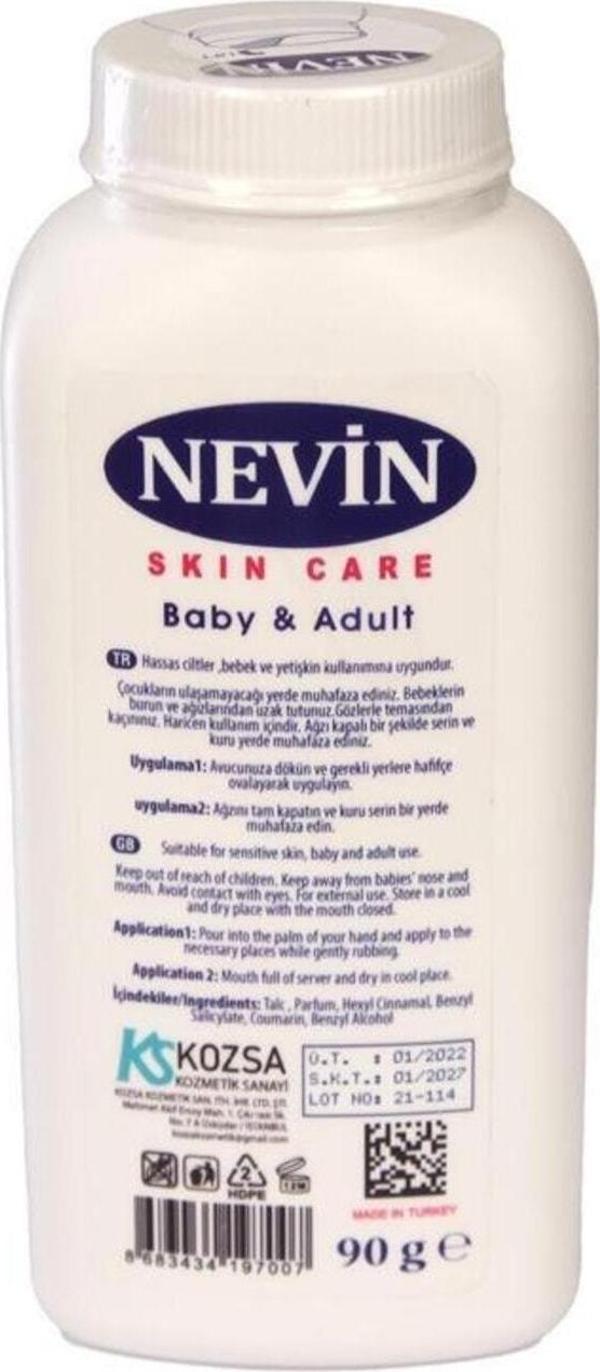 NEVİN NEM ÖNLEYİCİ PUDRA 90GR - Image 1