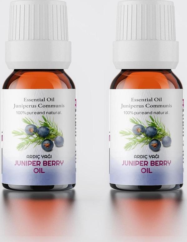 Ardıç Uçucu Yağı %100 Saf Doğal 2li Set ( Juniper Berry Essential Oil ) 2x10 ml - Image 1