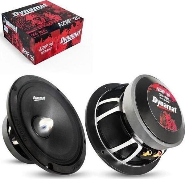 DYNAMAT AZAP-20-GERÇEK 300W RMS-DEPREM ETKİSİ-PROFESYONEL 20 CM MİDRANGE-2 ADET - Image 1