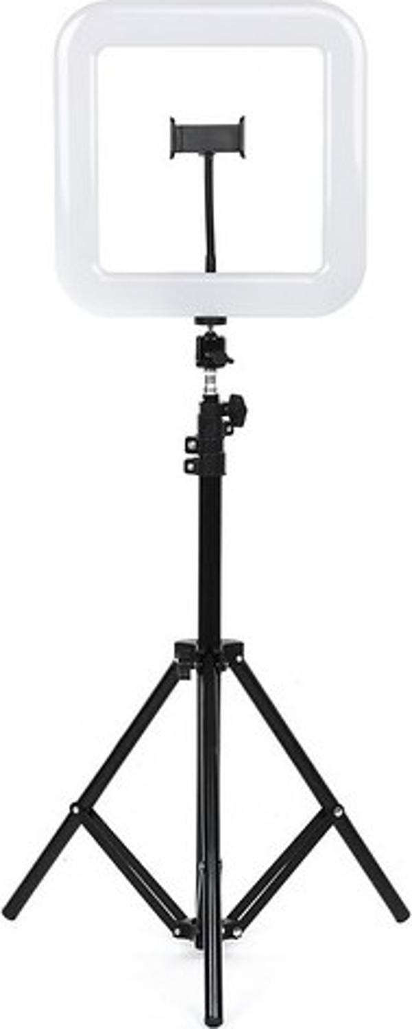 FC D35 10'' Kare Ring Light - Tiktok - Youtube - Kuaför - Makyaj - (Işık Ayağı Hediyeli) - Image 1