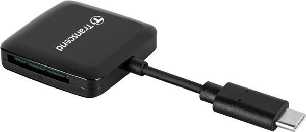 Transcend RDC3 USB 3.2 Gen1 Type-C SD/MicroSD Kart Okuyucu (Siyah) - Image 1