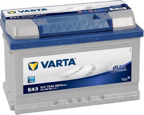 Varta E43 12V 72 Ah Amper Akü - Image 1