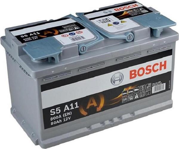 Bosch 12V 80 Ah Amper AGM Start&Stop Akü - Image 1