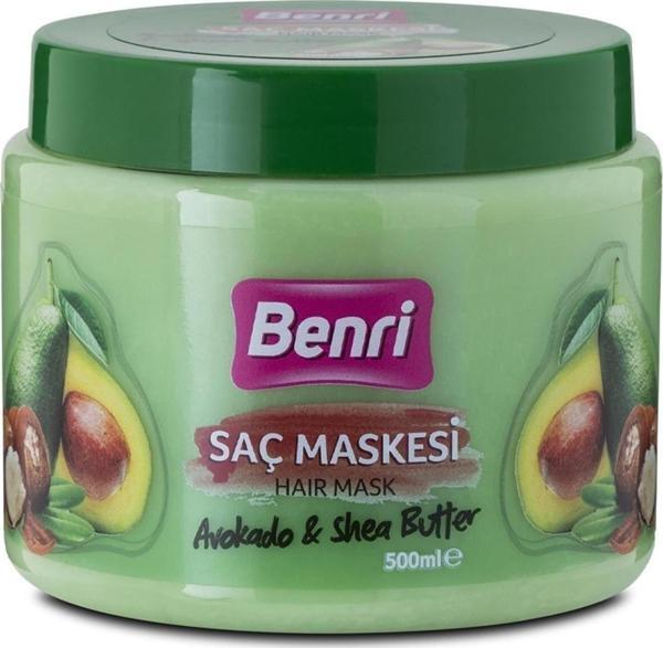 Benri Marka: Saç Maskesi Shea Butter & Avokado 500 Ml Kategori: Saç Maskesi - Image 1