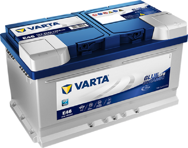 Varta E46 12V 75 Ah Amper EFB Start&Stop Akü - Image 1