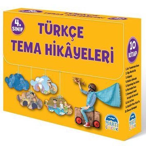 Türkçe Tema Hikayeleri Seti - 10 Kitap Takım - Martı Yayınları Yayınevi - Image 1