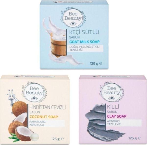 Bee Beauty Katı Sabun 125 Gr X 3 - Image 1