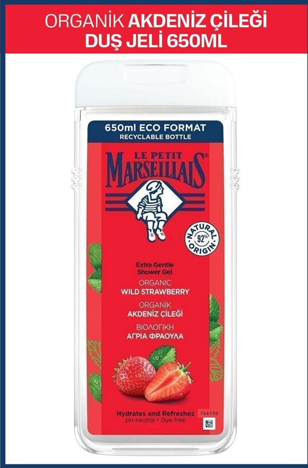 Le Petit Marseillais Akdeniz Çileği Duş Jeli 650 Ml - Image 1