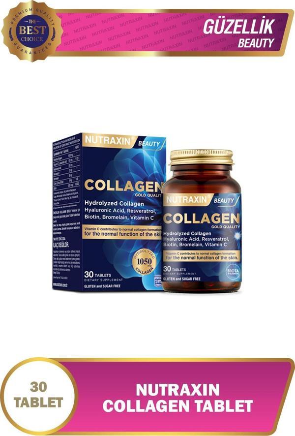 Nutraxin Hidrolize Kolajen 30 Tablet Tip1 Tip3- - Image 1
