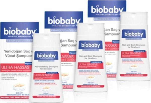 Biobaby Bıobaby 200Ml Yeni Doğan Şampuan 3'Lü - Image 1