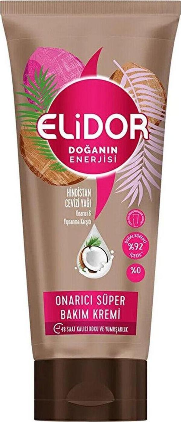 Elidor Doğanın Enerjisi Onarıcı Süper Saç Bakım Kremi Hindistan Cevizi Yağı 170 Ml - Image 1