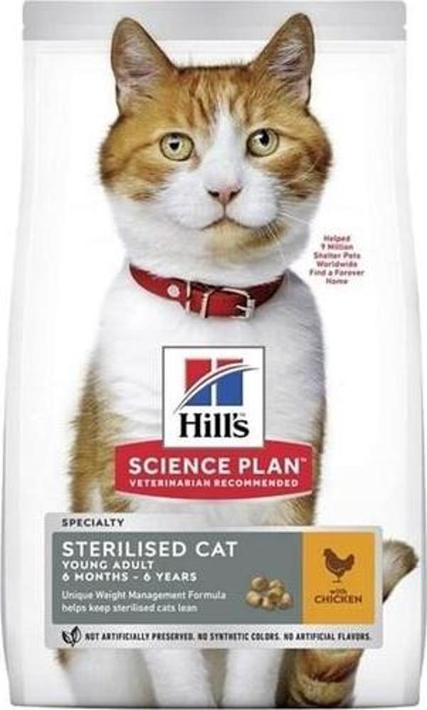 Hill's Science Plan Tavuklu Kısırlaştırılmış Yetişkin Kedi Maması 1,5 Kg (Young Adult Sterilised Cat with Chicken) - Image 1