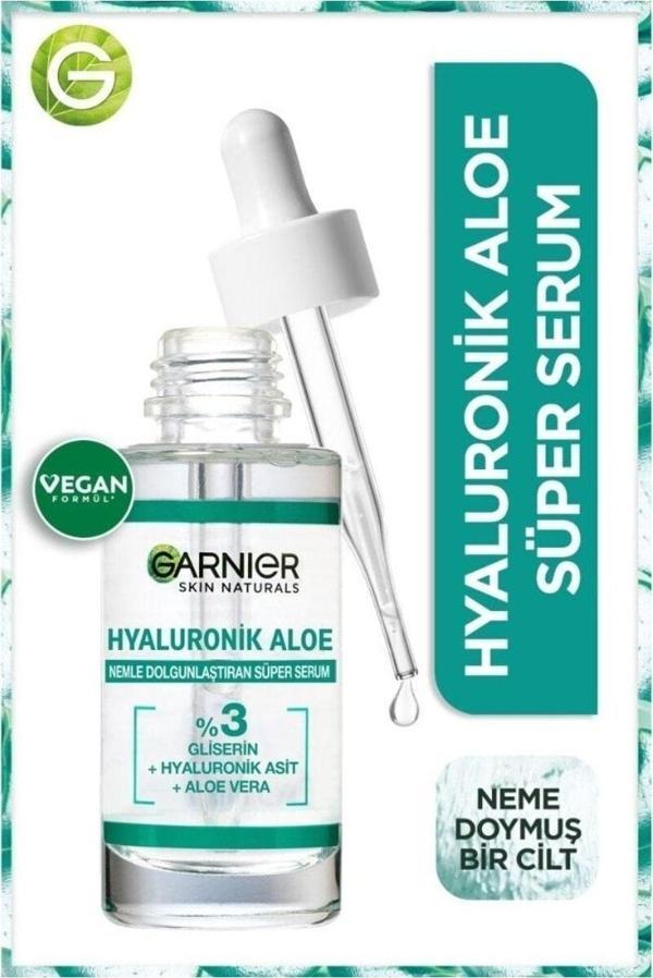 Garnier Hyaluronik Aloe Nemle Dolgunlaştıran Süper Serum 30 Ml Dkürn202 - Image 1