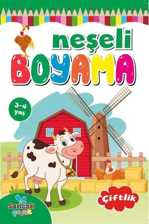 Neşeli Boyama - Çiftlik - Sancak Çocuk - Image 1