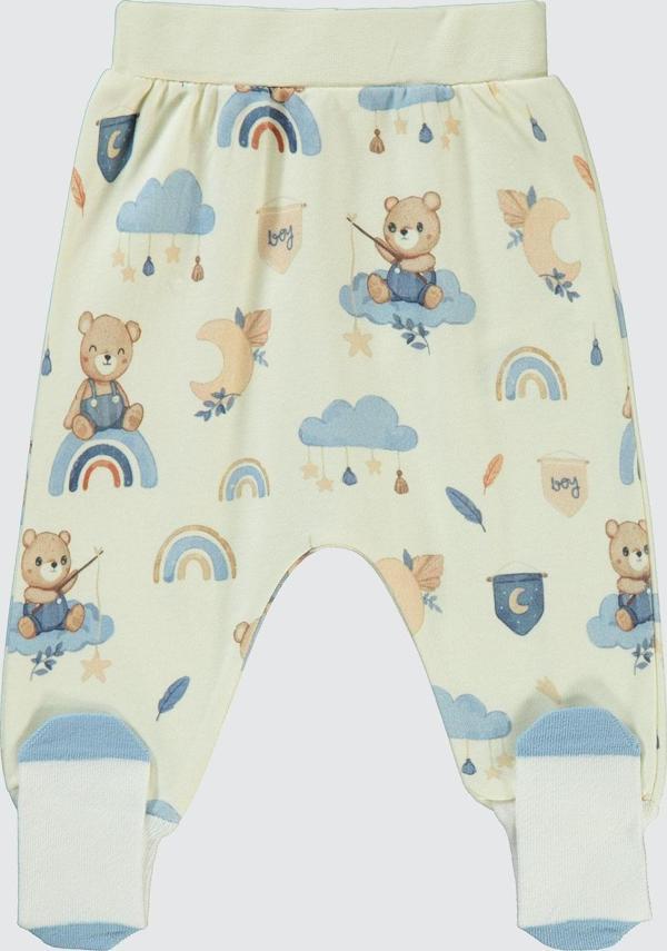 Civil Baby Erkek Bebek Patikli Tek Alt 1-6 Ay Ekru - Image 1
