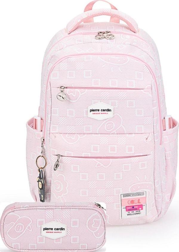 Pierre Cardin Kız Okul Çanta Seti PCSET07PC1773601-Pembe - Image 1