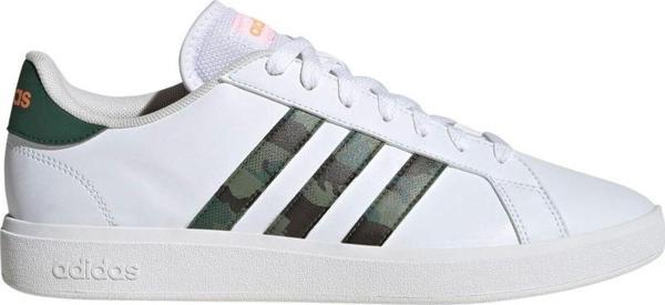 Adidas HR0234 Grand Court Base 2.0 Erkek Beyaz Spor Ayakkabı - Image 1