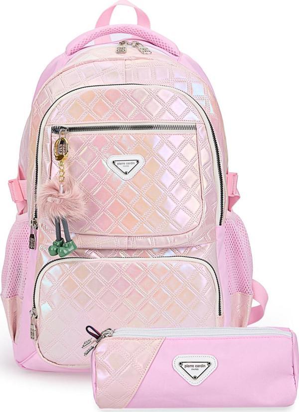 Pierre Cardin Kız Okul Çanta Seti PCSET07PC1971705-Pembe - Image 1