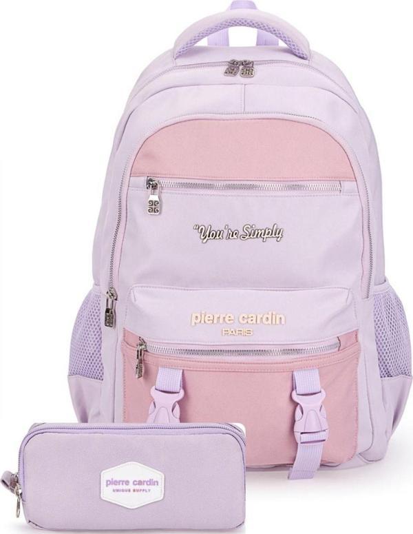 Pierre Cardin Kız Okul Çanta Seti PCSET07PC159103-Mor - Image 1