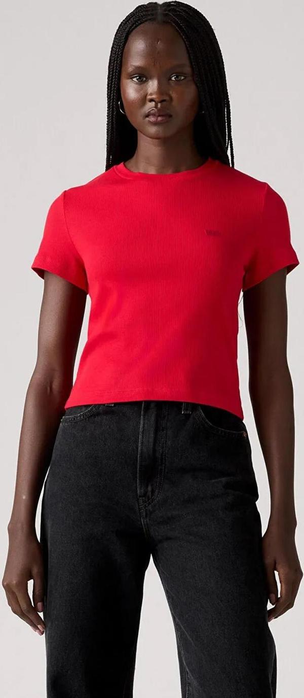 Levi's Kadın ESSENTIAL SPORTY TEE Kırmızı T-Shirt - 005G4-0002 - Image 1
