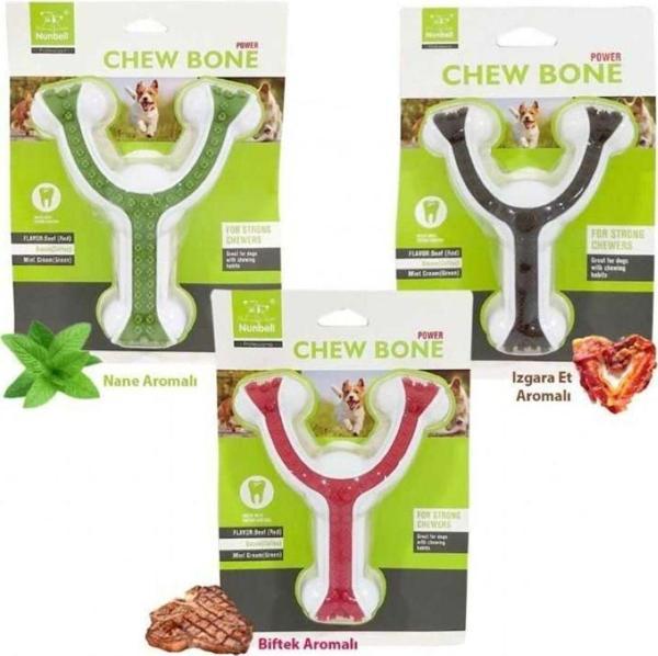Nunbell Çok Çiğneyen Köpekler Için Aromalı Sert Oyuncak 12 Cm - Image 1