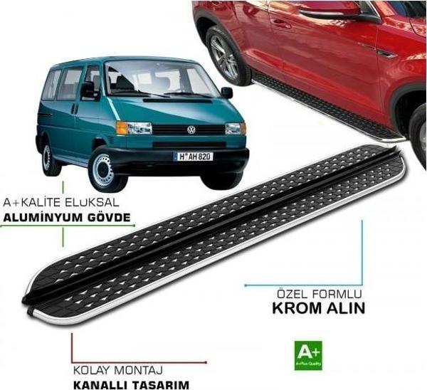 T4 TRANSPORTER UZUN ŞASE 1995 2003 YILLARI ARASI ARACA ÖZEL DİAMOND YAN BASAMAK - Image 1