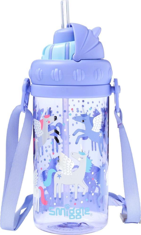 Smiggle - Up & Down Askılı Pipetli 400ML BPA İçermeyen Suluk - Image 1