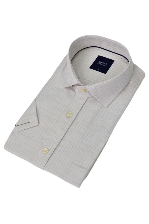 Erkek Klasik Kısa Kol Gömlek  9526 BGL-ST04748 - Image 1