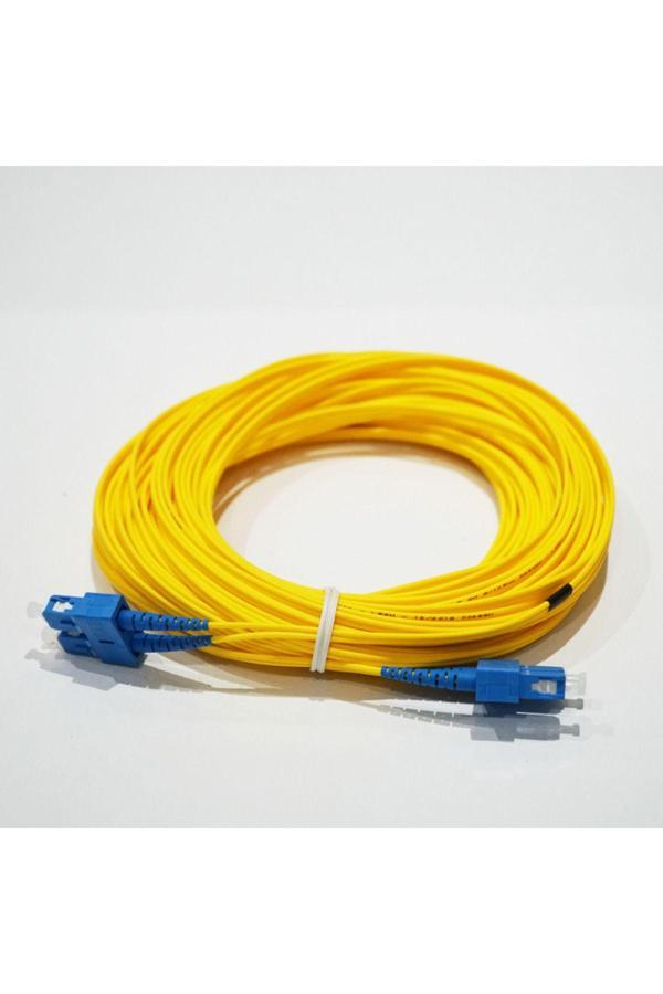 Fiber Optik Patch Kablo SC/UPC-SC/UPC DX SM 25mt 2mm G657A2 - Image 1