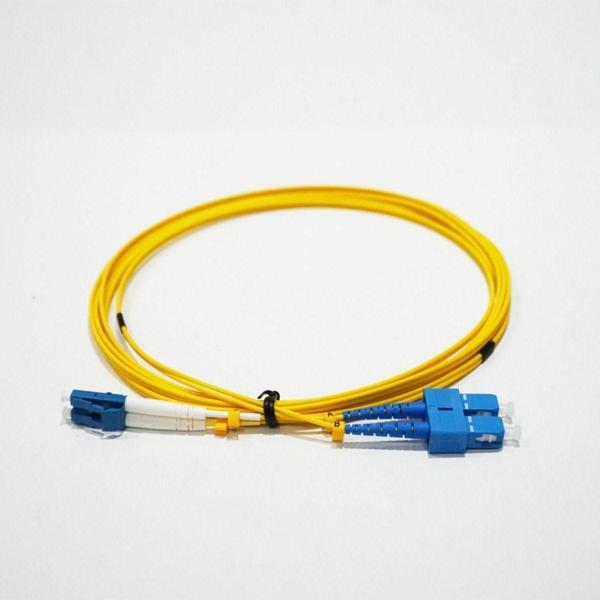 Fiber Optik Patch Kablo LCPC/SCPC DX SM 3mt ÇAP:1.8mm - Image 1